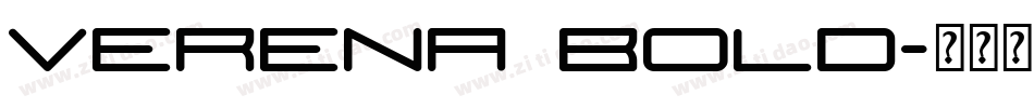 Verena Bold字体转换